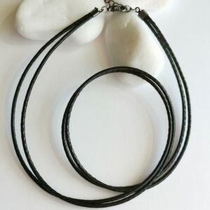 NEW black cord for necklace 16-18"
